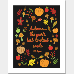 Autumn Smile Posters and Art